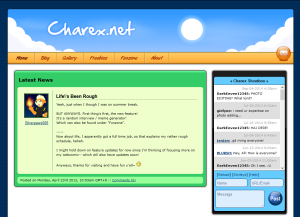 Charex.net v3.0 Layout